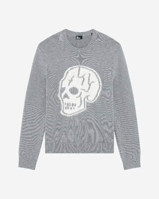 Dark grey skull sweater