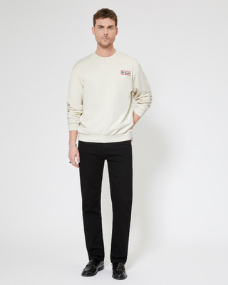 Sweatshirt with beige Via Prony screen print