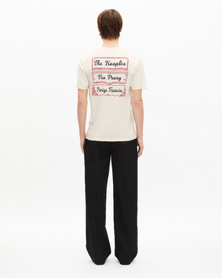 T-shirt with beige Via Prony screen print