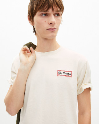 T-shirt with beige Via Prony screen print