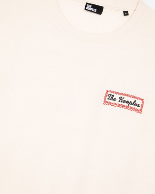T-shirt with beige Via Prony screen print