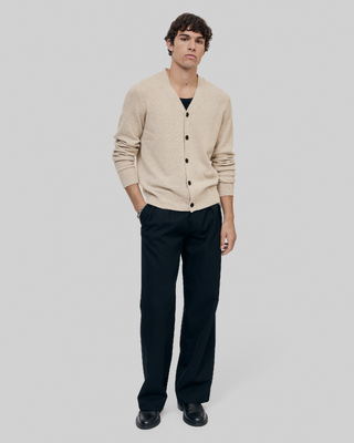 Beige cashmere cardigan