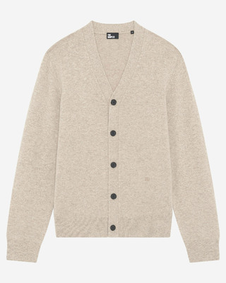 Beige cashmere cardigan