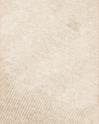 Beige cashmere turtleneck sweater