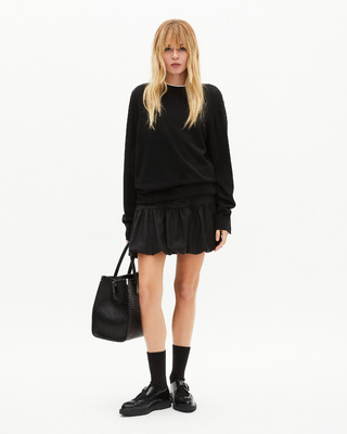 Short black ball skirt