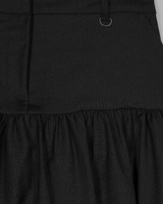 Short black ball skirt