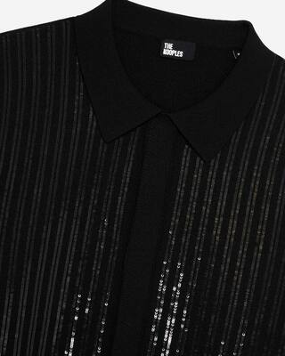 Black sequin cardigan