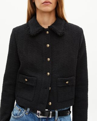 Black tweed jacket