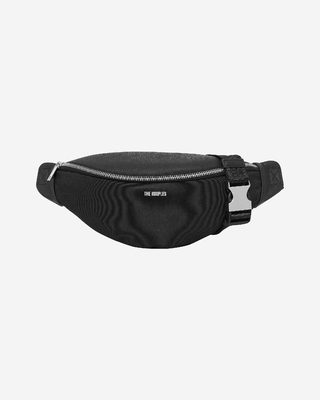 Banana in canvas and black grained leather