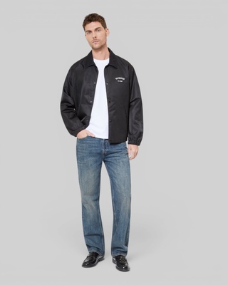 Jacket with black back embroidery