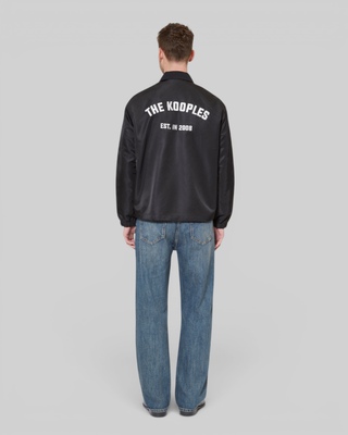 Jacket with black back embroidery