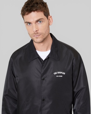 Jacket with black back embroidery