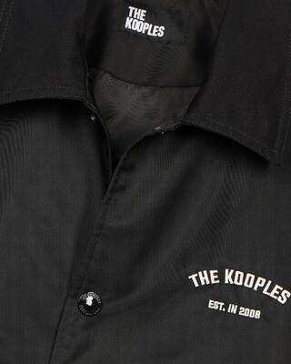 Jacket with black back embroidery