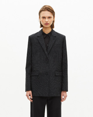 Black rhinestone jacket