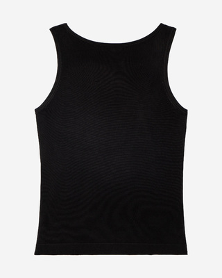 Mesh top with black chains