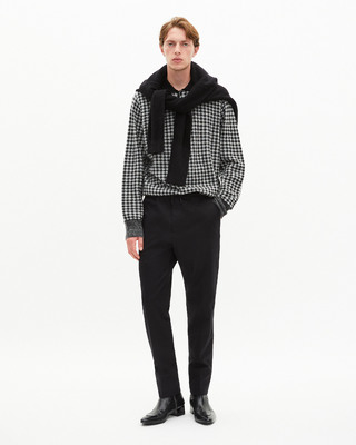 Black straight pants