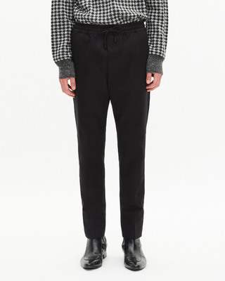 Black straight pants