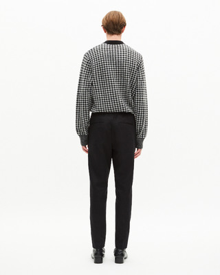 Black straight pants