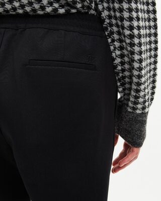 Black straight pants