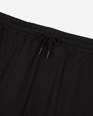 Black straight pants