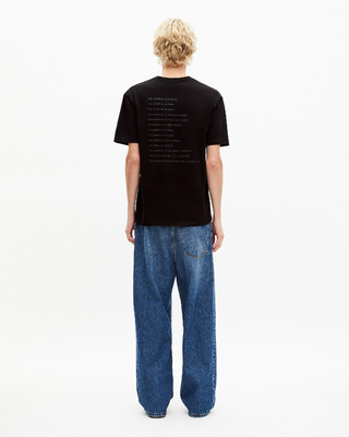 Black Metallic 'What Is' T-shirt