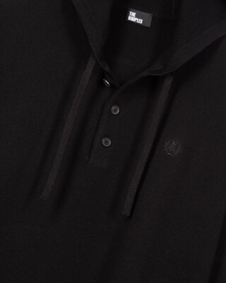 Pull &agrave; capuche noir
