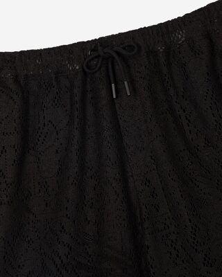 Black lace shorts