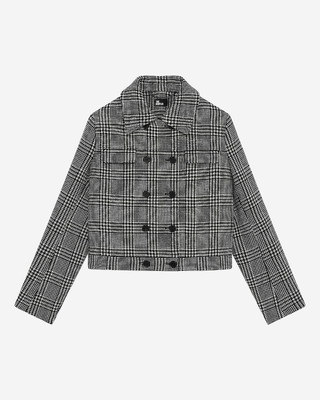 Black and white Prince of Wales jacket