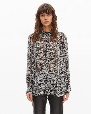 Zebra print shirt