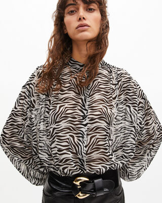 Zebra print shirt