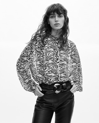 Zebra print shirt