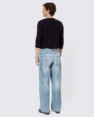 Light blue baggy jeans