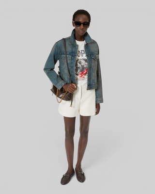 blue denim jacket