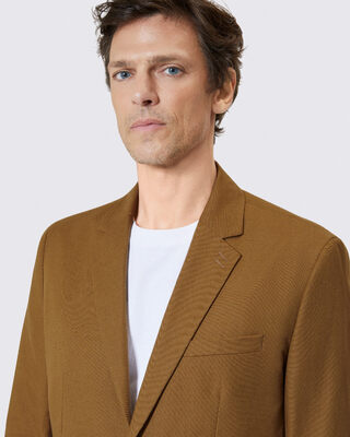 Cotton linen bronze suit jacket