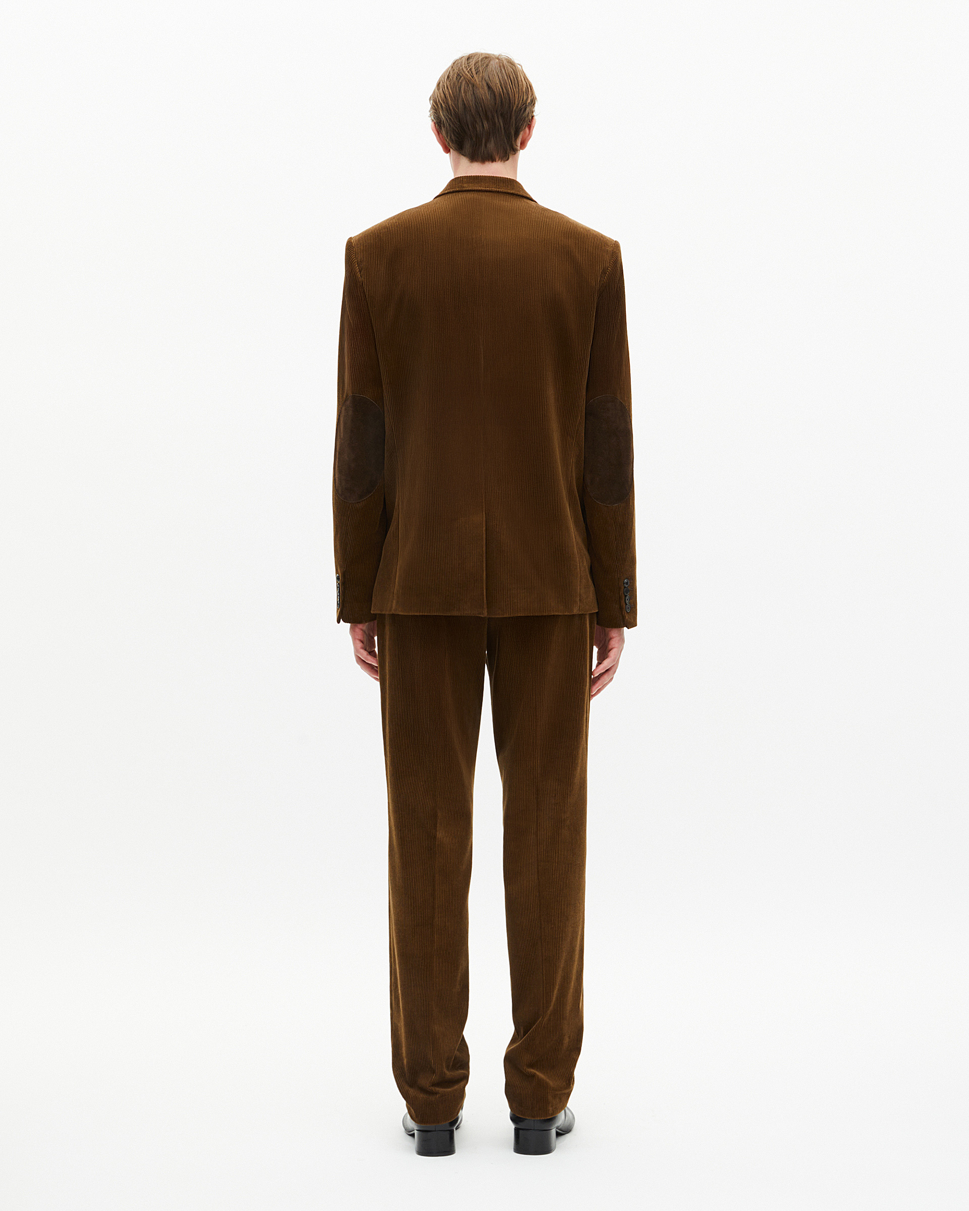 Brown corduroy suit jacket
