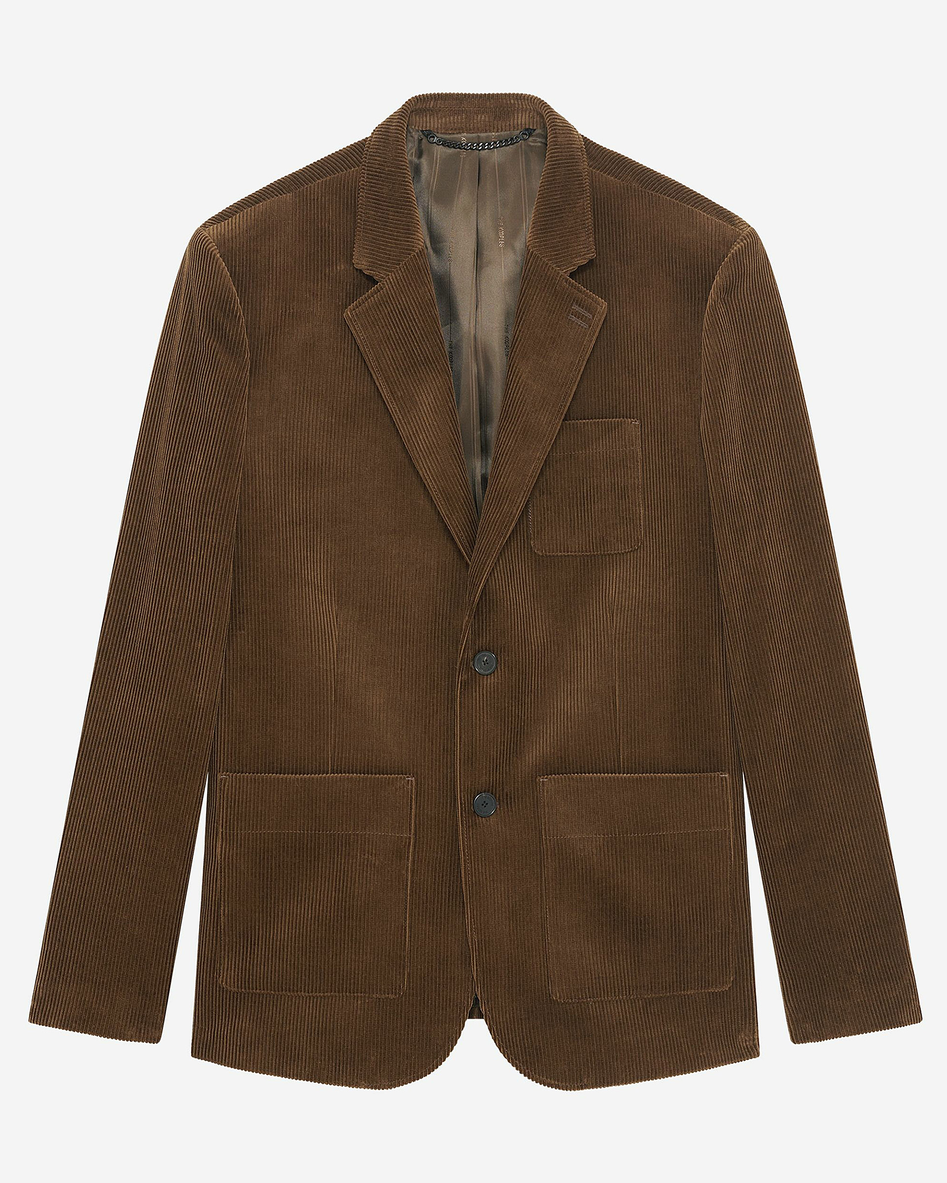 Brown corduroy suit jacket