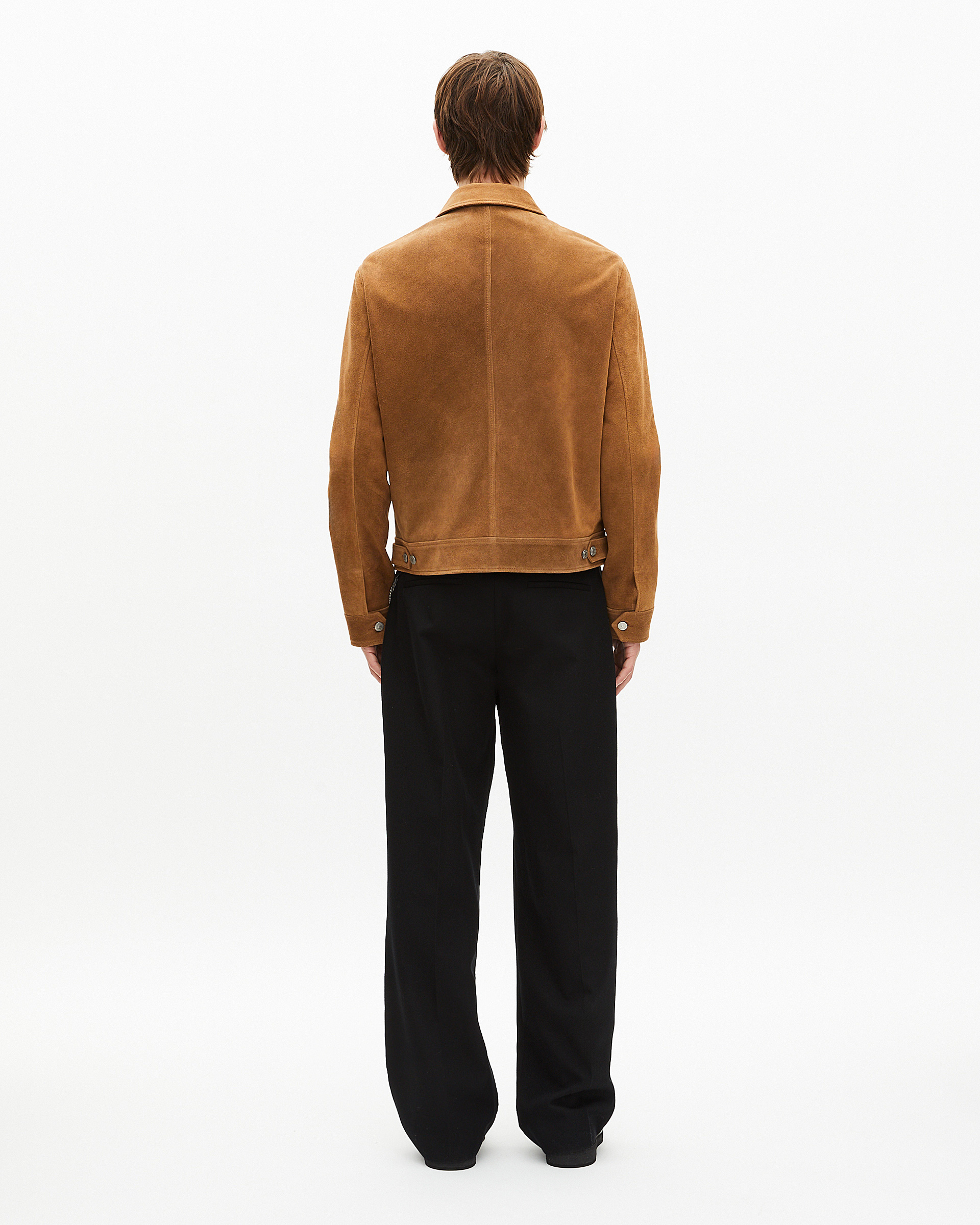 Camel suede jacket