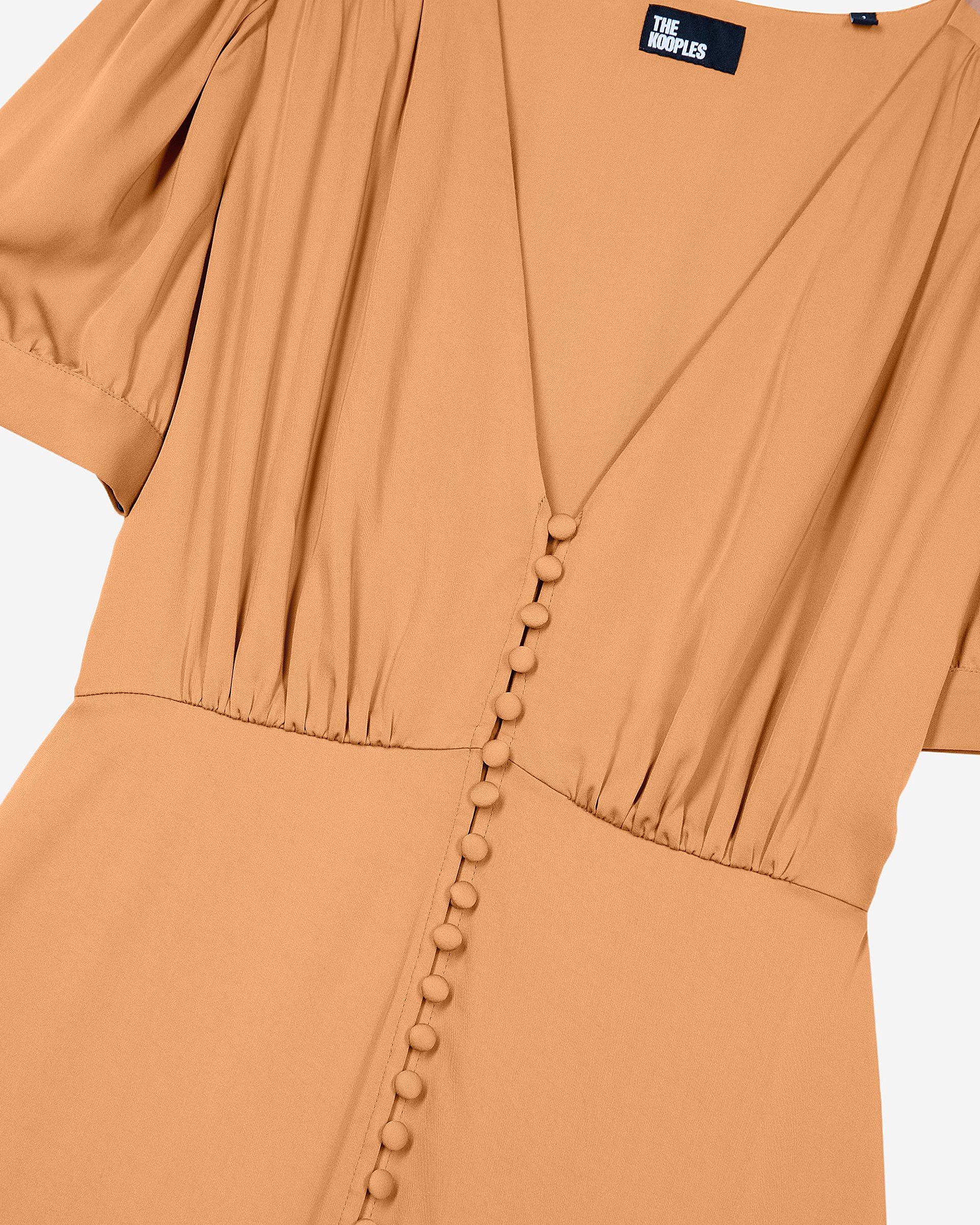 Light orange short dress