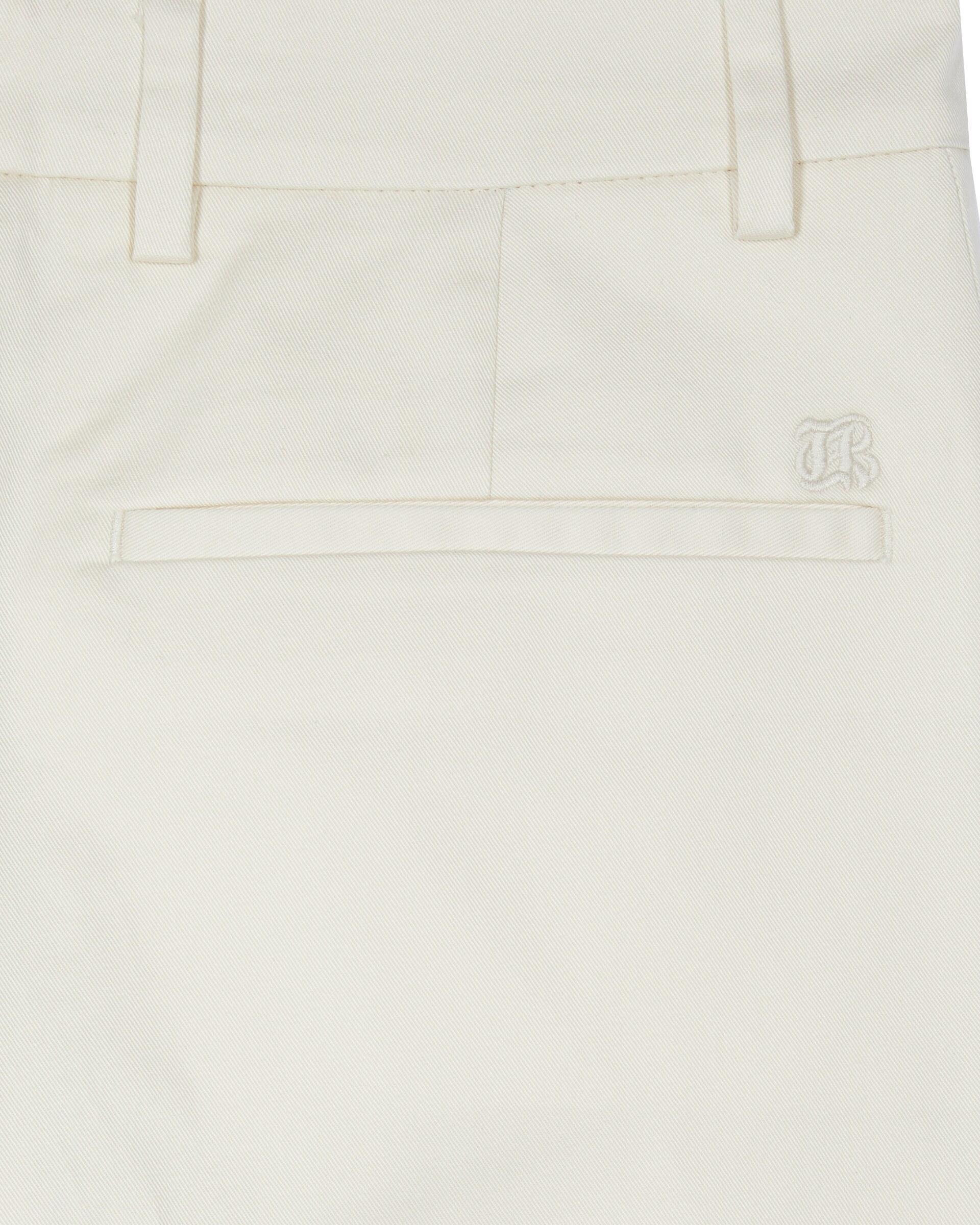 Ecru chino pants