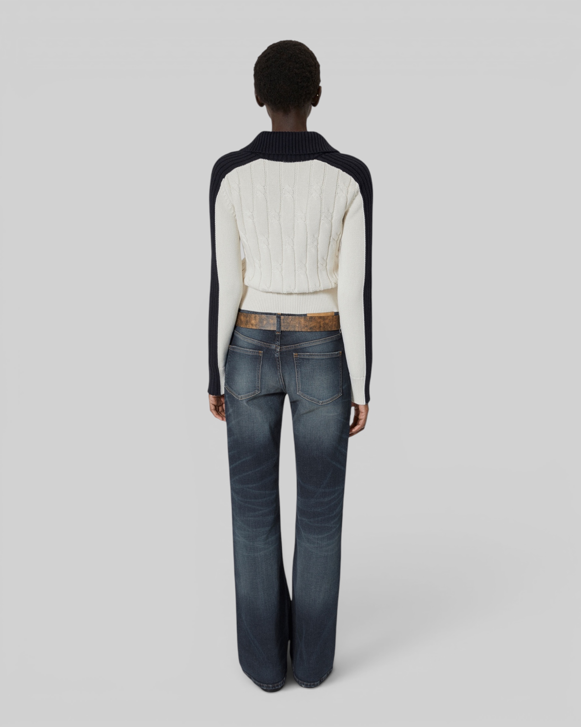 Ecru cotton cardigan