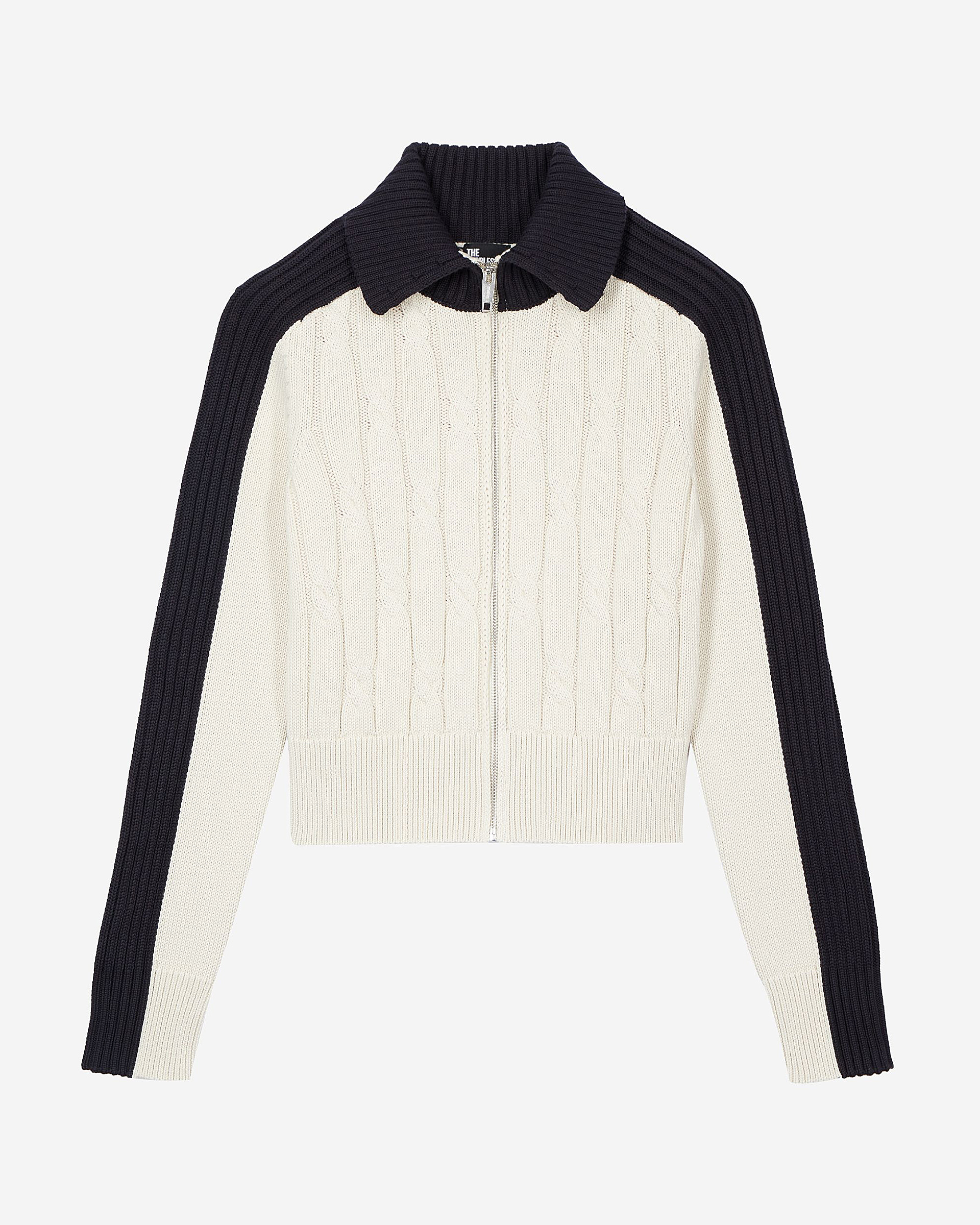 Ecru cotton cardigan