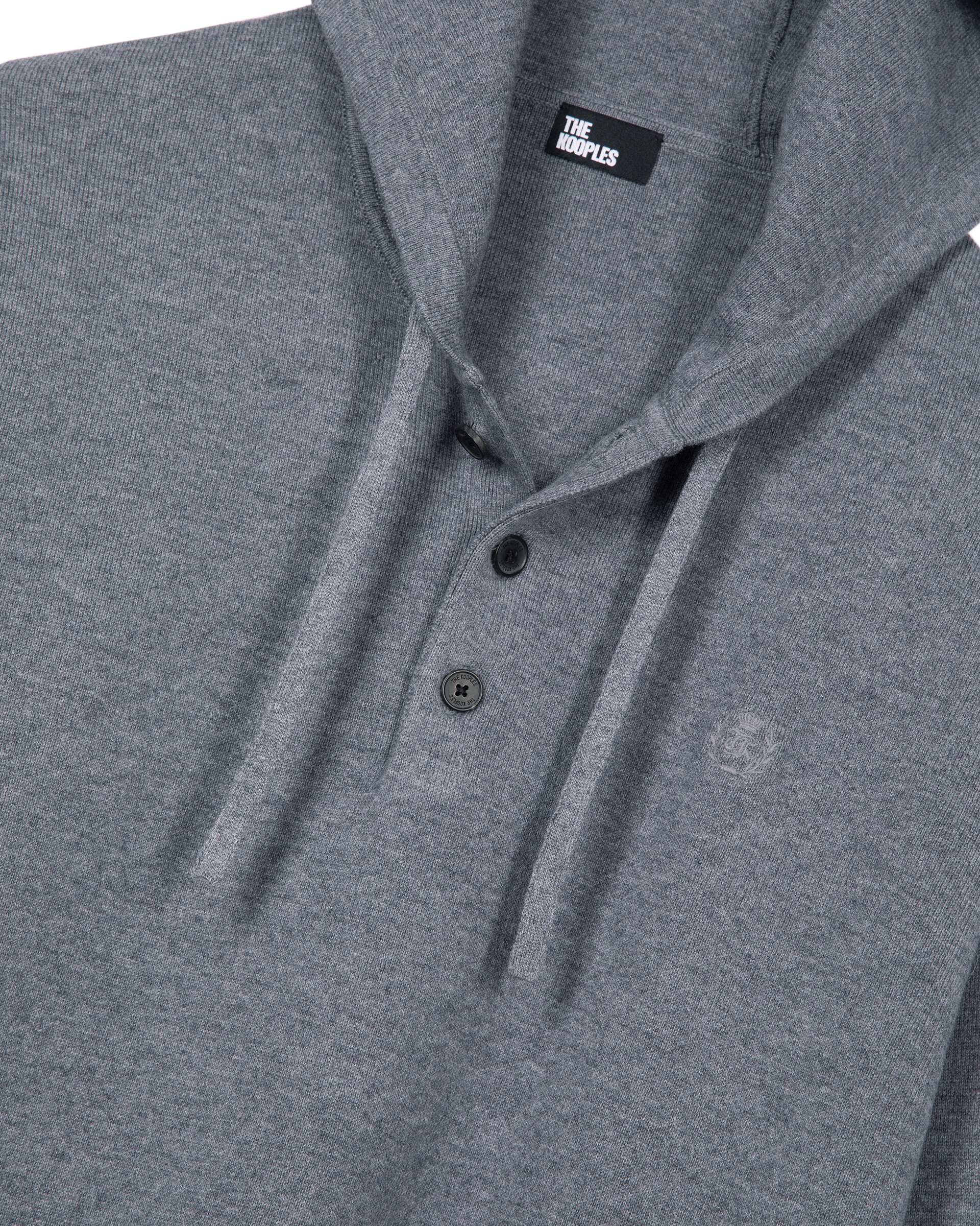 Pull à capuche gris