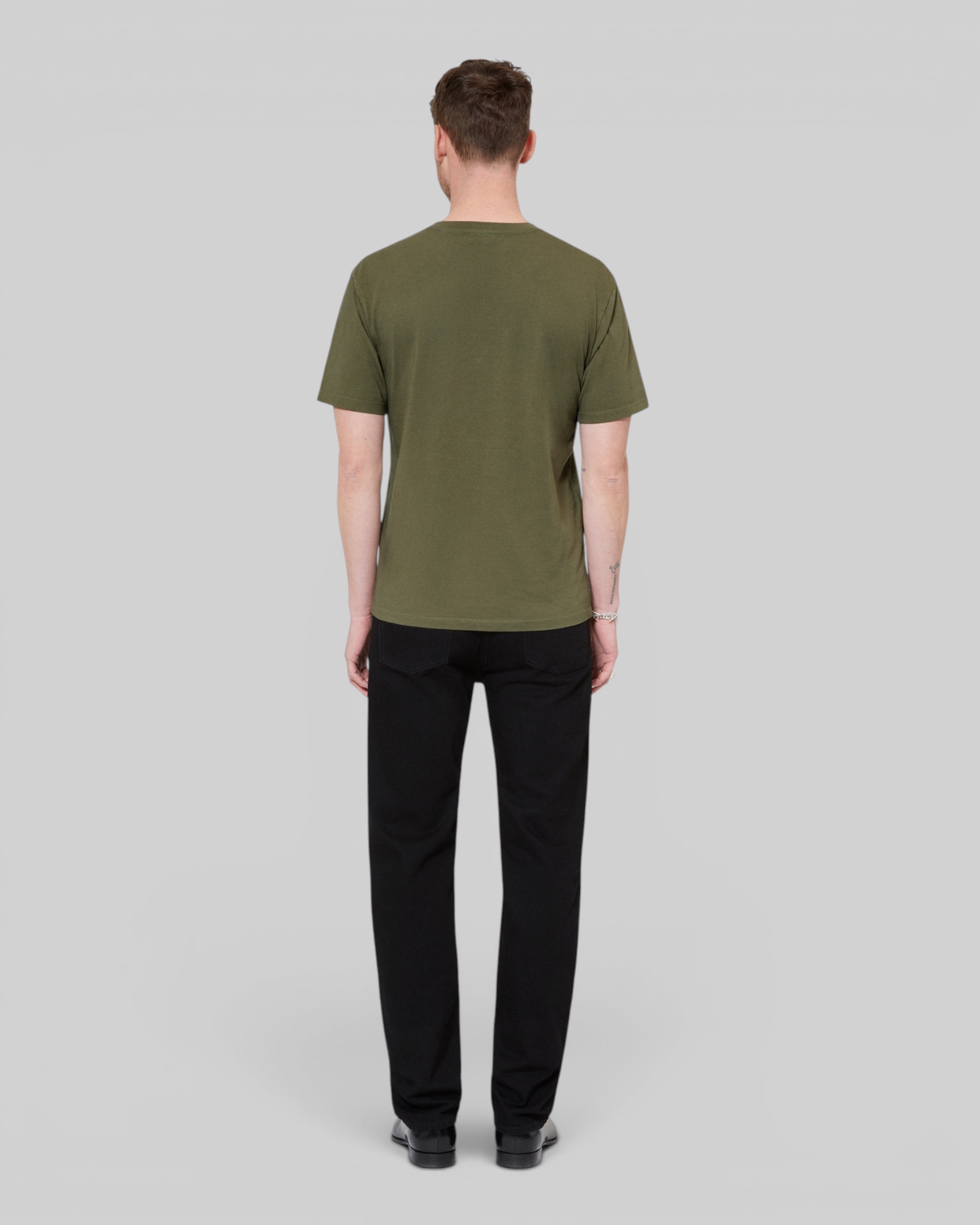 Khaki crest T-shirt