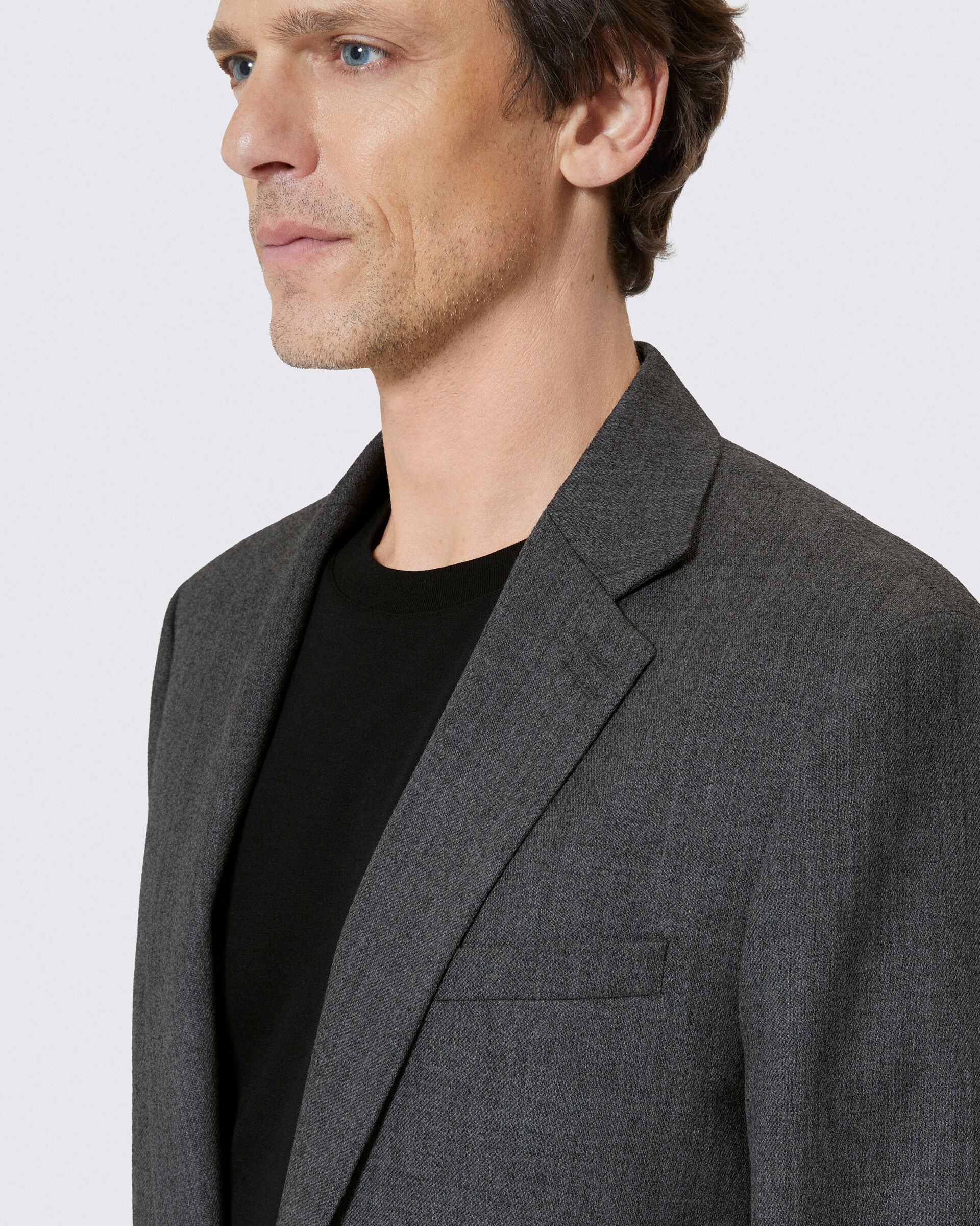 Grey wool jacket