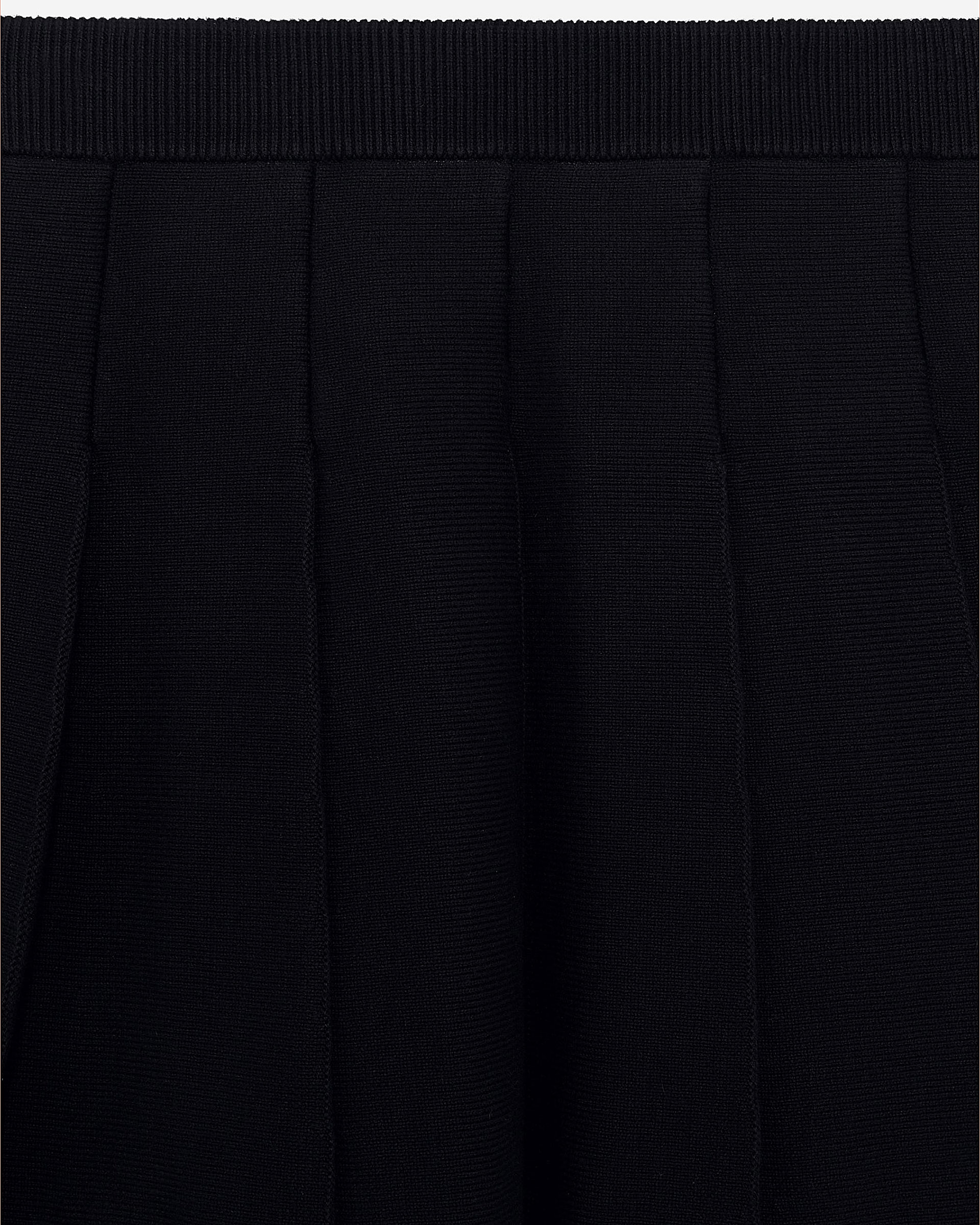 Short black mesh skirt