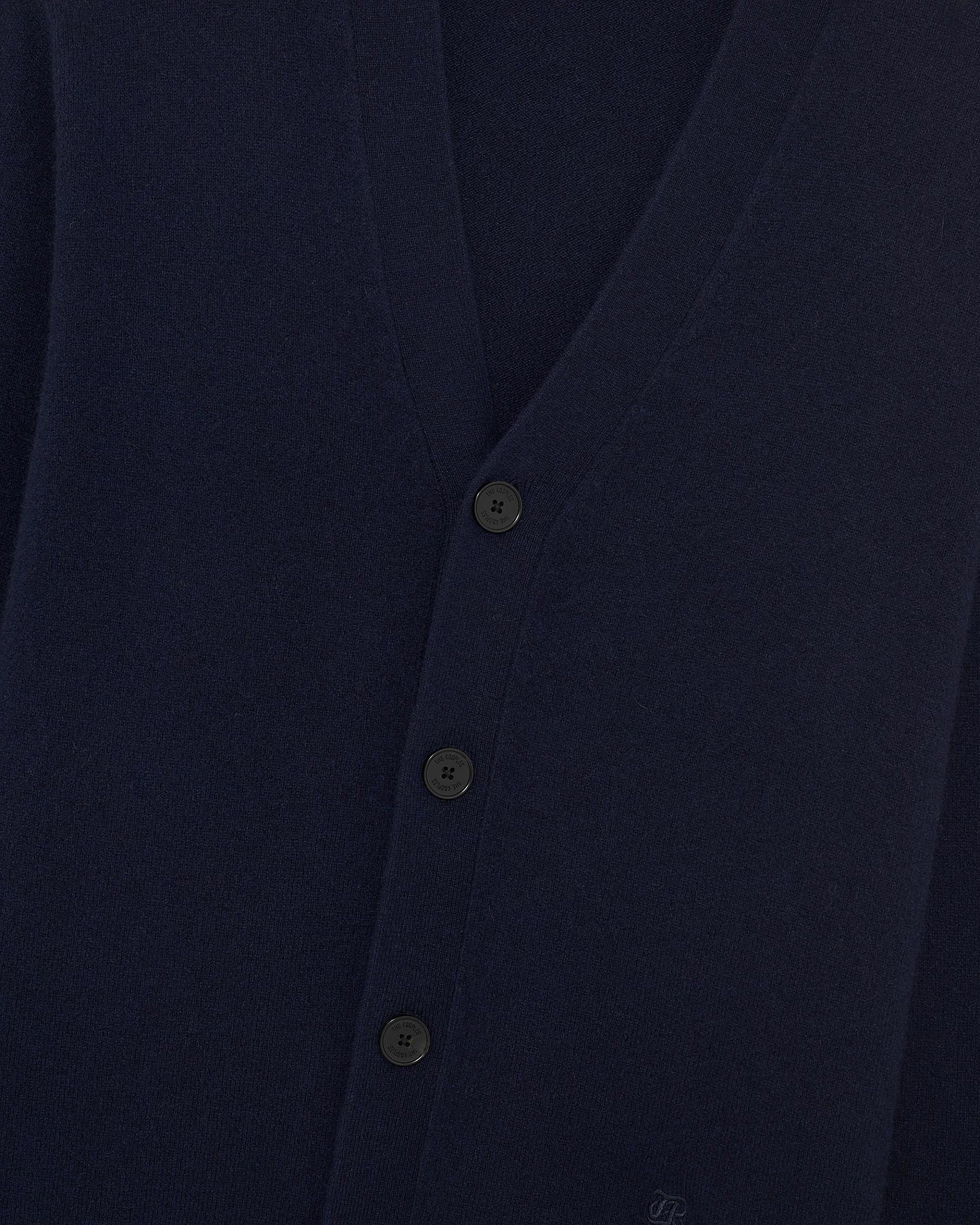 Navy cashmere cardigan