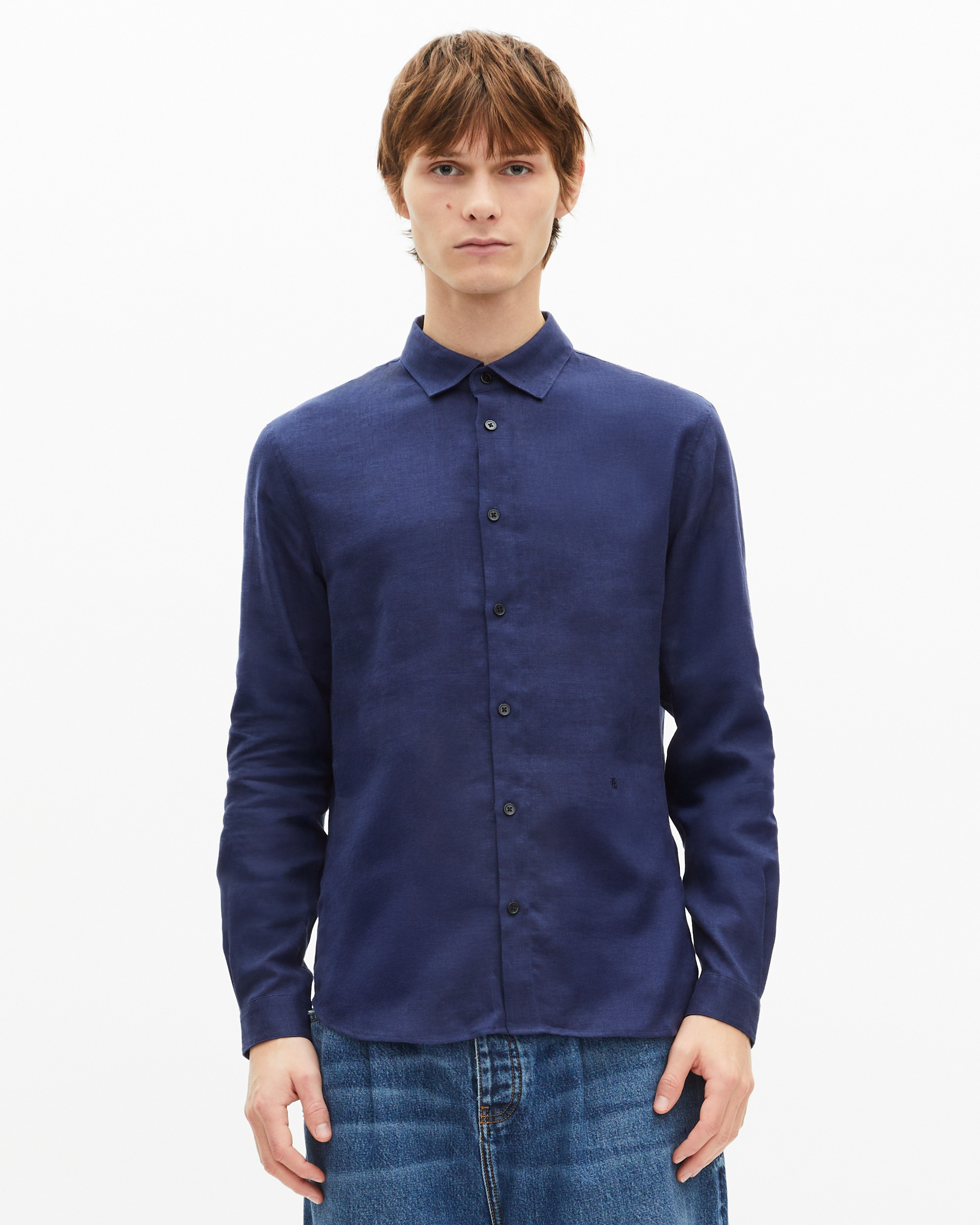 Navy linen shirt