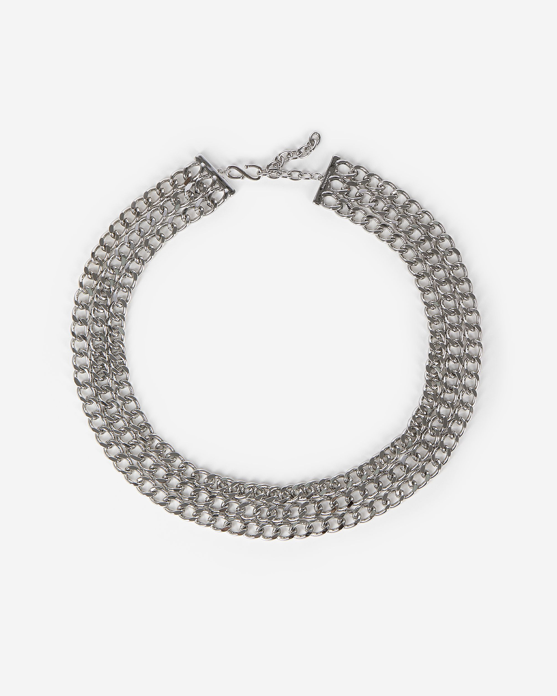 Silver chain necklace