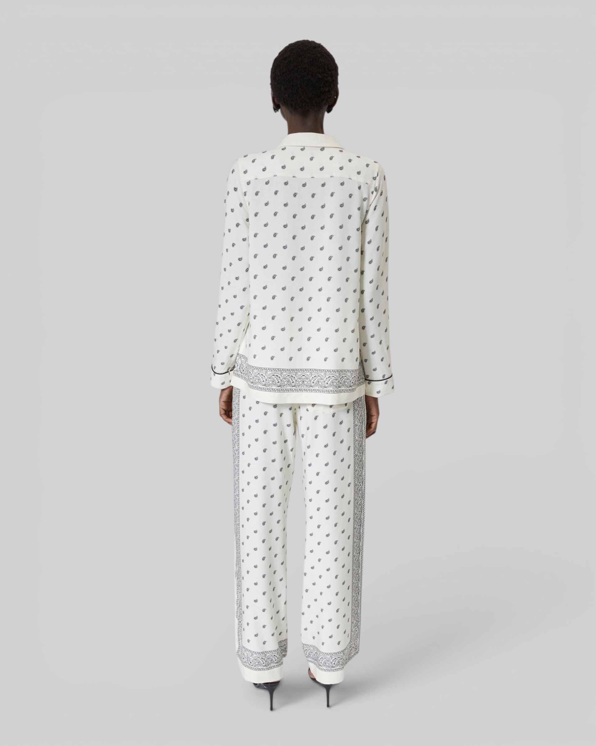 Ecru bandana shirt