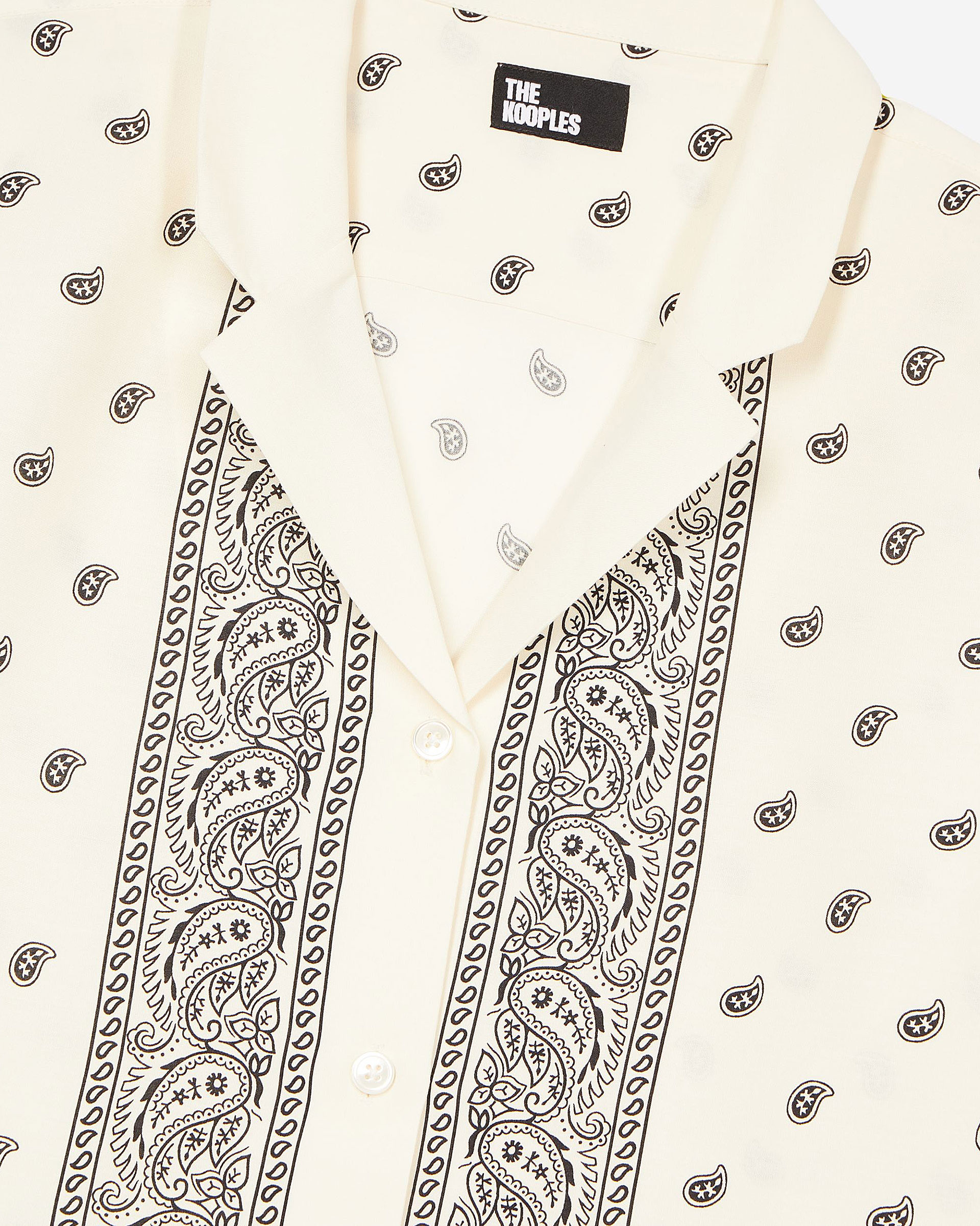 Ecru bandana shirt